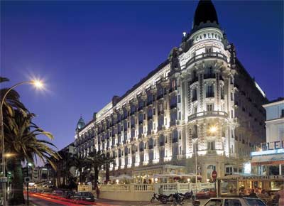 Hotel Intercontinental Carlton w Cannes Hotel Intercontinental Carlton w Cannes