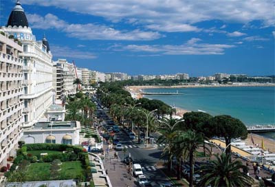 Promenada La Croisette w Cannes Promenada La Croisette w Cannes