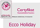 Ecco Holiday z certyfikatem transparentnego biura podróży