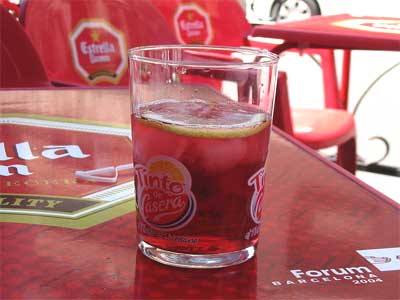 Orzeźwiający drink Tinto de Verano Orzeźwiający drink Tinto de Verano