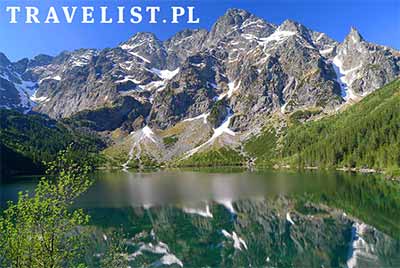 Słynne Morskie Oko w Tatrach. Słynne Morskie Oko w Tatrach.