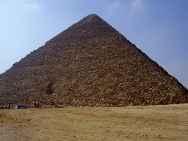 Zdjęcie z Egiptu - piramida Cheopsa