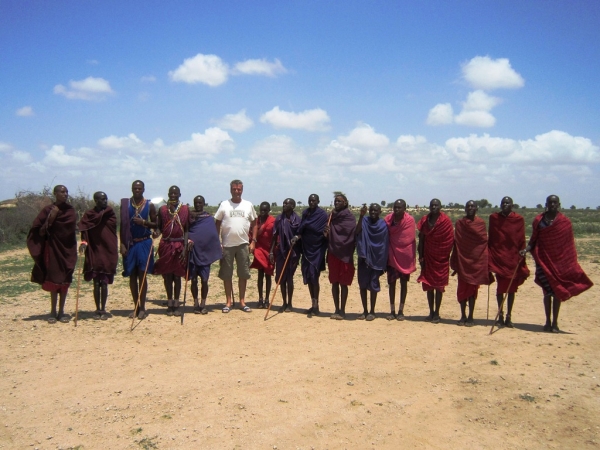 Zdjęcie z Kenii - wizyta w wiosce Masajów