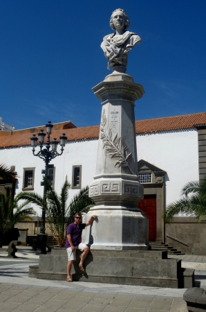 Zdjęcie z Hiszpanii - pomnik Krzysia Kolumba