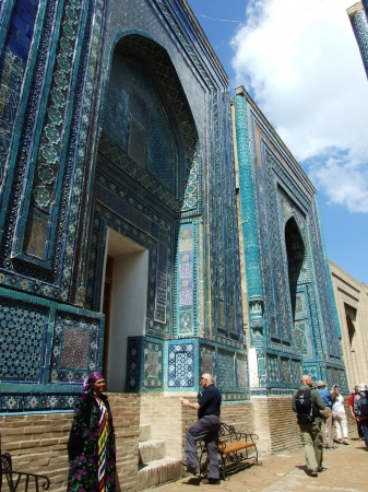 Zdjęcie z Uzbekistanu - mauzolea Timurydów