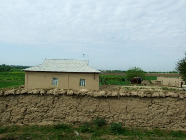 Zdjęcie z Uzbekistanu - za glinianym murem