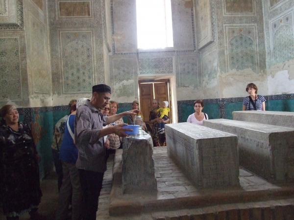Zdjęcie z Uzbekistanu - w mauzoleum
