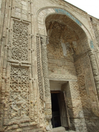 Zdjęcie z Uzbekistanu - wejście meczetu - muzeum