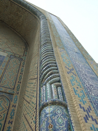 Zdjęcie z Uzbekistanu - zdobienia medresy