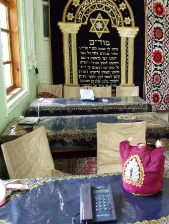 Zdjęcie z Uzbekistanu - w bucharskiej synagodze