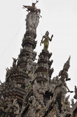 Zdjęcie z Tajlandii - Dach Sanktuarium Prawdy