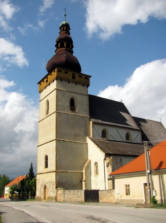 Zdjęcie ze Słowacji - Stitnik, gotycki kościół.