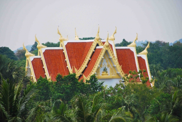 Zdjęcie z Tajlandii - Dach jednej ze swiatyn