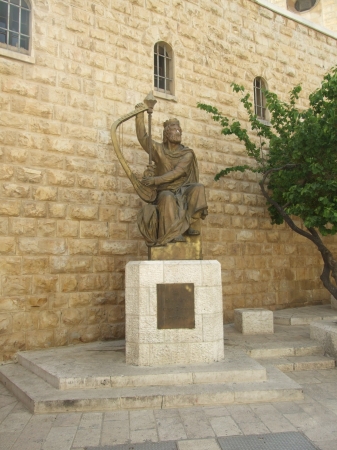 Zdjęcie z Izraelu - pomnik Dawida