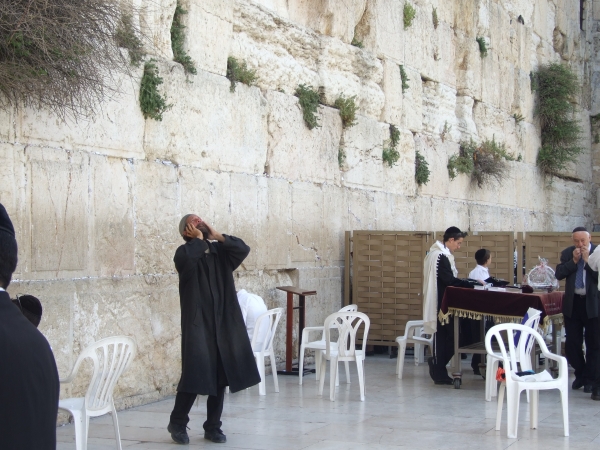 Zdjęcie z Izraelu - pod Ścianą Płaczu