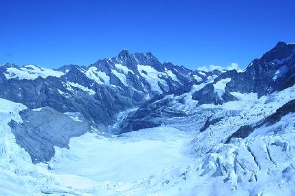 Zdjęcie ze Szwajcarii - Widok z Jungfrau