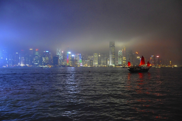 Zdjęcie z Chińskiej Republiki Ludowej - Widok na Hong Kong