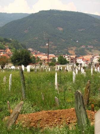 Zdjęcie z Macedonii - Tetowo - cmentarz.