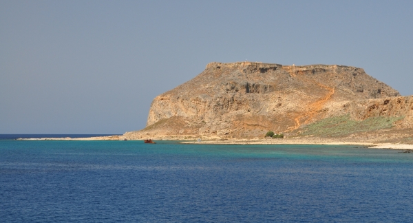 Zdjęcie z Grecji - dopływamy do wyspy