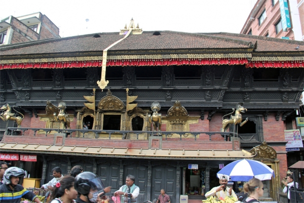 Zdjęcie z Nepalu - świątynia w Thamel