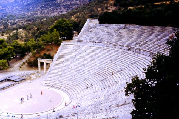 Zdjęcie z Grecji - teatr w Epidauros