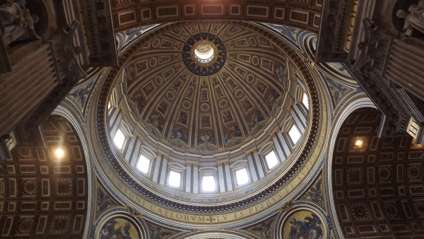 Zdjęcie z Watykanu - Kopuła Bazyliki św.Piotra