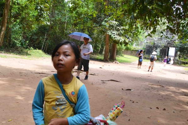 Zdjęcie z Kambodży - Mala handlareczka