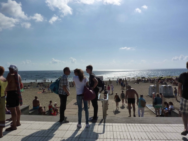 Zdjęcie z Hiszpanii - Wejeście na plażę w Playa del Ingles
