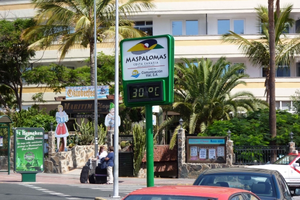 Zdjęcie z Hiszpanii - Temperatura w Playa del Ingles w październiku.