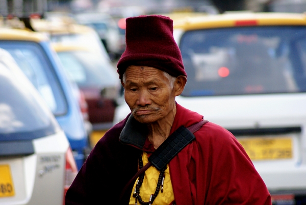 Zdjęcie z Bhutanu - na ulicach Thimpu