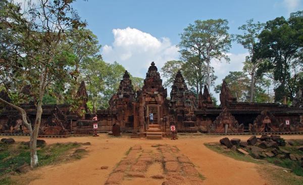 Zdjęcie z Kambodży - Banteay Srei
