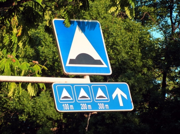 Zdjęcie z Macedonii - Ochryda - znak drogowy 1.