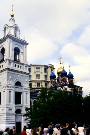 Zdjęcie z Rosji - dzwonnica i cerkiew św Jerzego