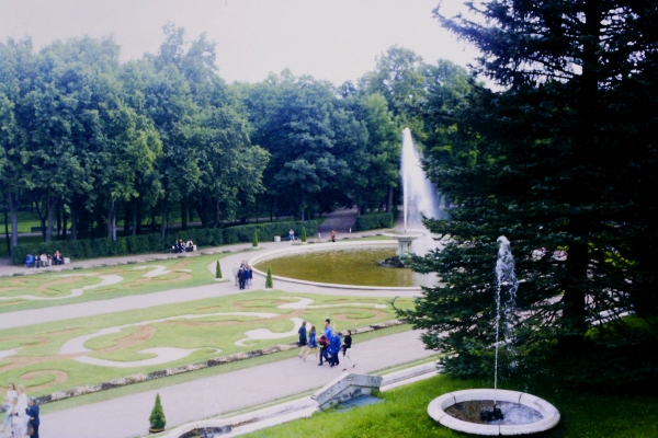 Zdjęcie z Rosji - ogrody Peterhofu