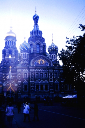 Zdjęcie z Rosji - nocny Petersburg