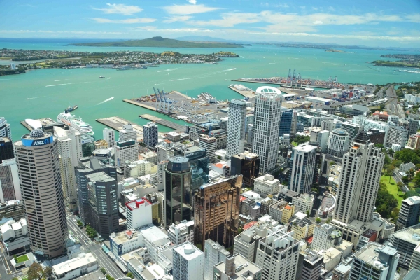Zdjęcie z Nowej Zelandii - Widok ze Auckland Sky Tower