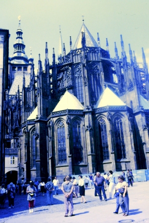 Zdjęcie z Czech - katedra od tyłu