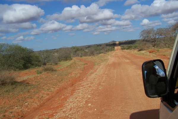 Zdjęcie z Kenii - W drodze na safari.