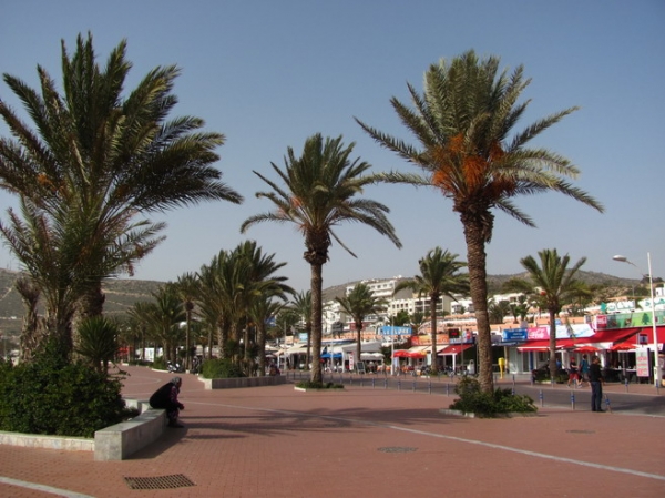Zdjęcie z Maroka - Promenada w Agadirze.