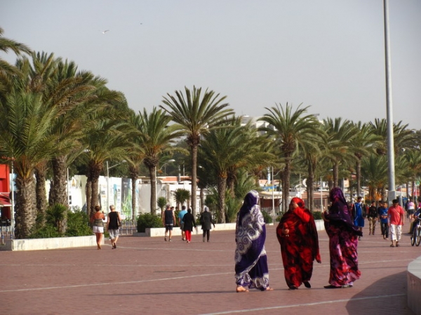 Zdjęcie z Maroka - Agadirska promenada.