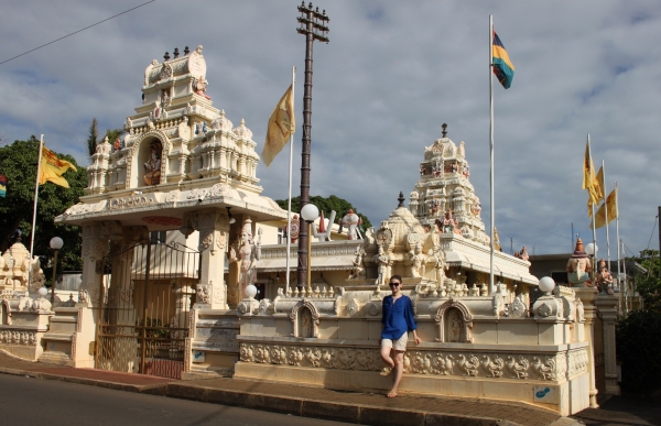 Zdjęcie z Mauritiusa - jedna z przepięknych świątyń indyjskich