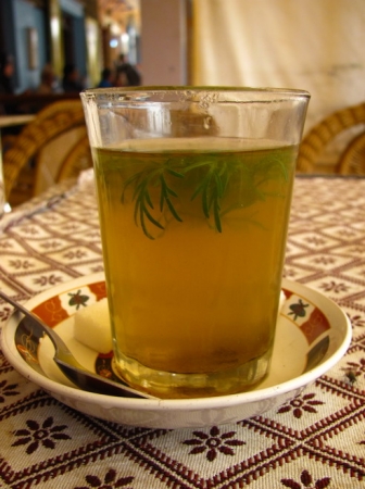 Zdjęcie z Maroka - Nkob - w kafejce.