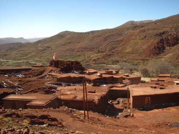 Zdjęcie z Maroka - Przejazd przez Atlas Wysoki.