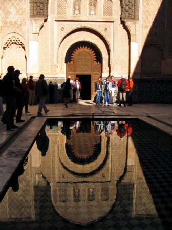 Zdjęcie z Maroka - Marrakesz - medresa Ben Youssef.
