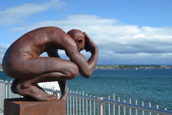 Zdjęcie z Nowej Zelandii - Mysliciel z Taupo