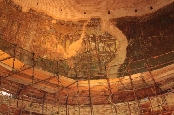 Zdjęcie z Grecji - Mozaiki wewnątrz Rotundy.