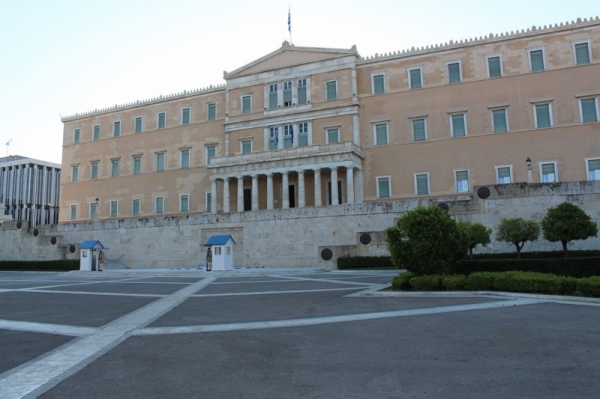 Zdjęcie z Grecji - Parlament i Grób Nieznanego Żołnierza.