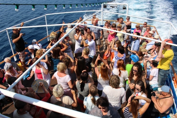 Zdjęcie z Grecji - Impreza na statku Kostasa :)