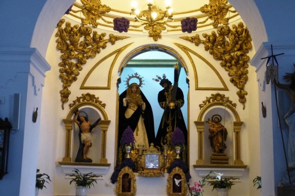 Zdjęcie z Hiszpanii - dla zobrazowania, tu zdjęcie z innego kościółka w Mijas; 