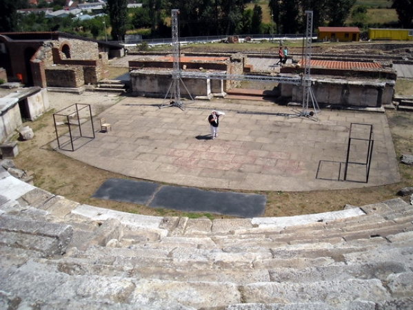 Zdjęcie z Macedonii - Heraclea - teatr antyczny.